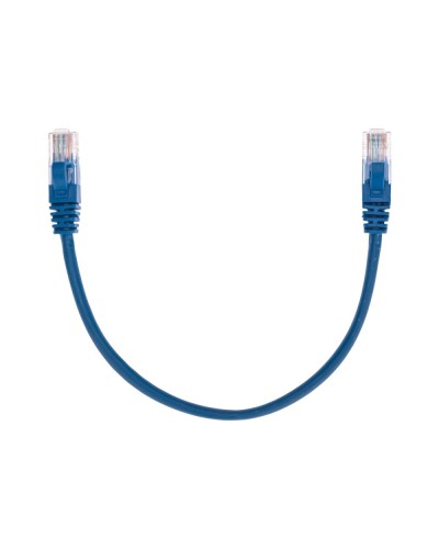 Патч-корд U/UTP, CAT 5e, RJ45-RJ45, 26AWG, LSZH, синий, 0,3м REXANT 02-0104-03 в Хасавюрте Патчкорды (медные) Pintop.ru