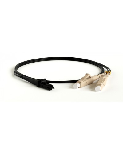 Патч-корд волоконно-оптический Hyperline FC-D2-62-FC/PR-LC/PR-H-5M-LSZH-BK в Хасавюрте Патч-корды оптические Pintop.ru