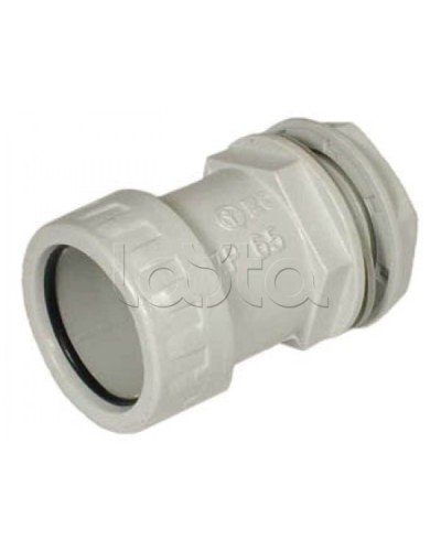 Муфта «труба-коробка» D16 мм , без галогена Экопласт 42716HF в Хасавюрте Аксессуары для труб (ОКЛ) Экопласт Pintop.ru