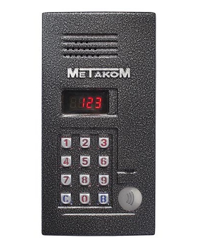 Блок вызова домофона Метаком MK2012-MFEV в Хасавюрте Блоки вызова многоабонентные Pintop.ru