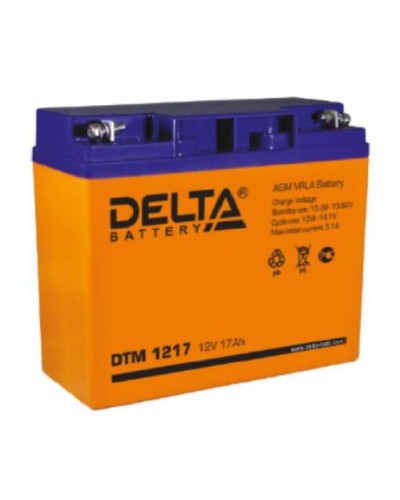 Аккумулятор свинцово-кислотный Delta DTM 1217 в Хасавюрте Электротехническое оборудование Pintop.ru