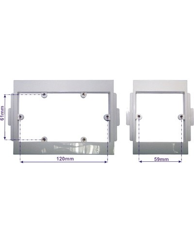 Суппорт пластиковый 45x90, под винт TWT TWT-CT100-F45X90 в Хасавюрте Аксессуары для кабель-канала Pintop.ru