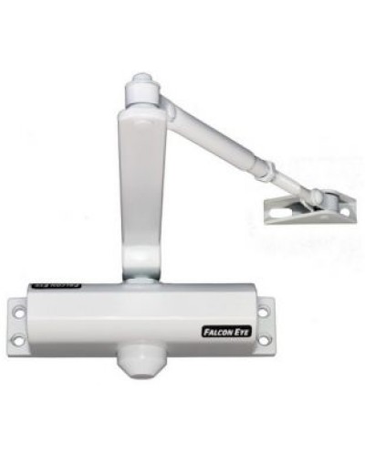 Доводчик дверной Falcon Eye FE-B3W (белый) в Хасавюрте Доводчики Pintop.ru
