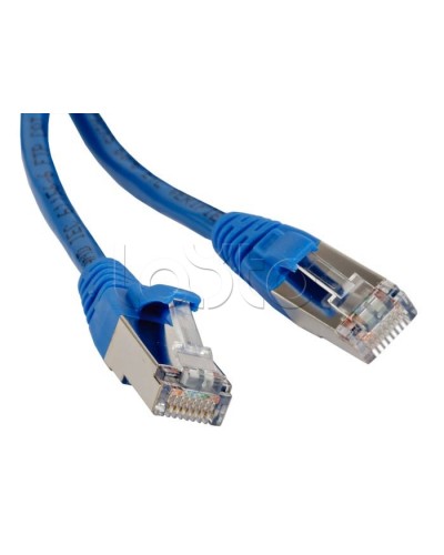 Патч-корд RJ45-RJ45, 4 пары, STP, кат.5е, LSZH (0,5м) Hyperline PC-LPM-STP-RJ45-RJ45-C5e-0.5M-LSZH-BL в Хасавюрте Патчкорды (медные) Pintop.ru