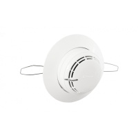 Извещатель пожарный дымовой оптико-электронный адресно-аналоговый Рубеж ИП 212-64-R3 (базовое основание W2.02) (для подвесного потолка) RAL 9005 (черный)