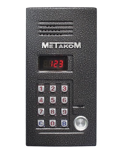 Блок вызова домофона Метаком MK2012-TM4EN в Хасавюрте Блоки вызова многоабонентные Pintop.ru