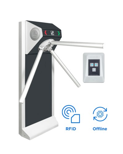 CARDDEX Комплект компактной автономной проходной STL-01AEC в Хасавюрте Турникеты Pintop.ru