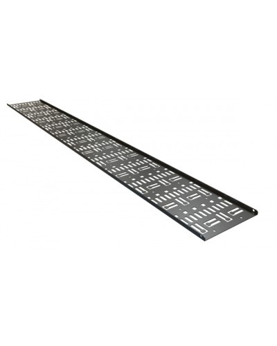 Кабельный канал вертикальный перфорированный, 47U Hyperline CDV-150x9-47U-RAL9005 в Хасавюрте Аксессуары для стоек и шкафов Pintop.ru