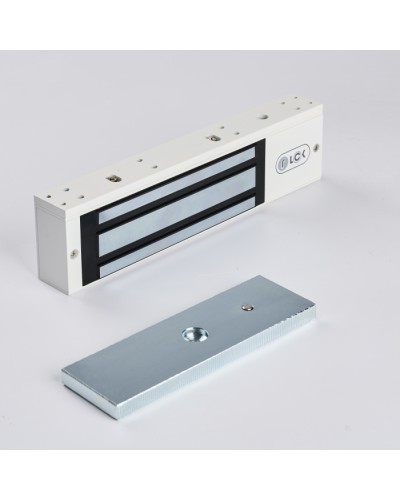 R-Lock RL-EM350-L0W - Электромагнитный замкок, 350кг, DC12/24B, цвет белый, RAL9016(белый) в Хасавюрте Электромагнитные замки Pintop.ru