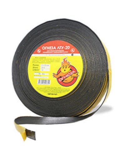 Лента термоуплотнительная Огнеза ОГНЕЗА-ЛТУ 2*20 мм., рулон 25 пог.м. в Хасавюрте Дополнительное оборудование пожаротушения Pintop.ru
