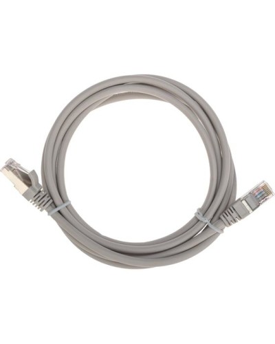 Патч-корд F/UTP, CAT 5e, RJ45-RJ45, 26AWG, LSZH, серый, 2м REXANT 02-0110-2 в Хасавюрте Патчкорды (медные) Pintop.ru