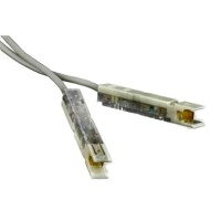 Патч-корд 110 тип - 110 тип, 1 пара, 3 м, серый LANMASTER LAN-P1-P1-3m