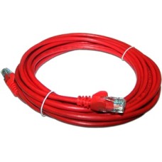 Патч-корд RJ45 - RJ45, 4 пары, UTP, категория 6, 3 м, красный, LSZH LANMASTER LAN-PC45/U6-3.0-RD