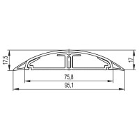 Кабель-канал напольный CSP-F 75x17 мм DKC 01332