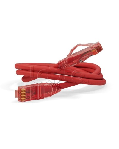 Патч-корд U/UTP Hyperline PC-LPM-UTP-RJ45-RJ45-C5e-0.15M-LSZH-RD в Хасавюрте Патчкорды (медные) Pintop.ru