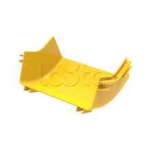 Угол 45° внутренний (вверх) для оптического лотка Hyperline FBTR-240-IRS45