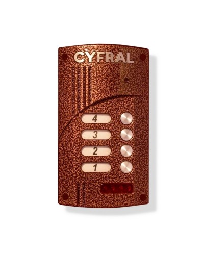 Малоабонентный блок вызова прямой адресации Цифрал M-4.1M в Хасавюрте Блоки вызова многоабонентные Pintop.ru