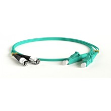 Патч-корд волоконно-оптический Hyperline FC-D2-503-LC/PR-SC/PR-H-20M-LSZH-AQ