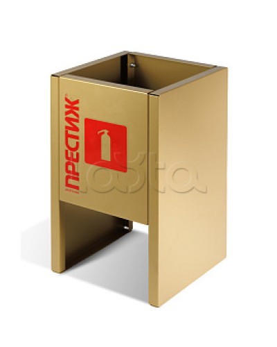 Подставка напольная ПРЕСТИЖ золото под 1 огнетушитель ПОЖТЕХНИКА в Хасавюрте Аксессуары для огнетушителей Pintop.ru