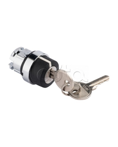 Исполнительный механизм переключателя ХB4 на 2 положения с замком, с фиксацией EKF PROxima (XB4BG2F) в Хасавюрте Аксессуары для стоек и шкафов Pintop.ru