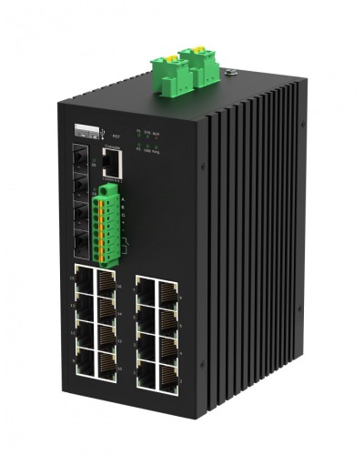 Управляемый промышленный L2+ коммутатор Gigalink GL-SW-G207-16P4ST-I(BT) в Хасавюрте Коммутаторы Pintop.ru