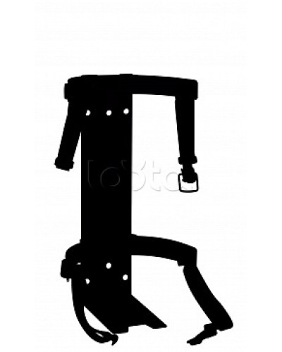 Кронштейн ПОЖТЕХНИКА КТР-8/9 на 2 ремнях (d180-185) для ОП/ОВП-8, ОП/ОВЭ-9 в Хасавюрте Аксессуары для огнетушителей Pintop.ru