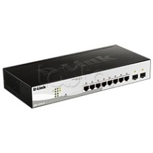 Коммутатор настраиваемый 10-портовый D-Link DGS-1210-10/F1A
