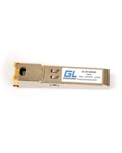 Модуль SFP Gigalink GL-OT-SGRJ45 в Хасавюрте Модули SFP/XFP/GBIC Pintop.ru