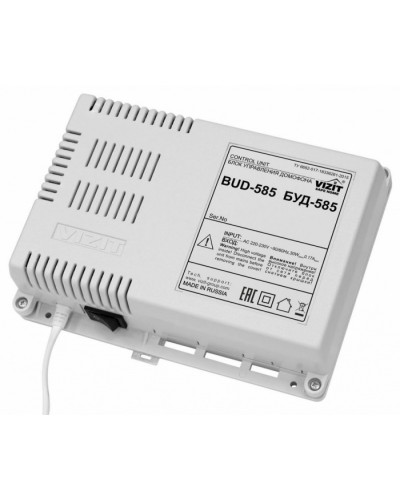 Блок управления и питания периметрового домофона VIZIT БУД-585 в Хасавюрте Блоки управления многоабонентные Pintop.ru