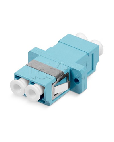 Проходной соединитель LC-LC duplex MM Cabeus (DLC-DLC-MM-OM3) в Хасавюрте Проходные адаптеры и розетки оптические Pintop.ru