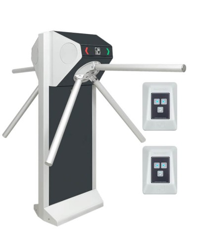 Комплект двухпроходного турникета CARDDEX STL-04С в Хасавюрте Турникеты Pintop.ru