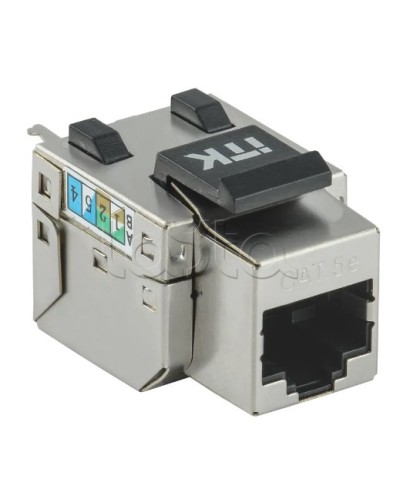 Модуль Keystone Jack кат. 5E FTP 110 IDC 90 град. розет. ITK CS1-1C5EF-11 в Хасавюрте Модули Keystone Pintop.ru