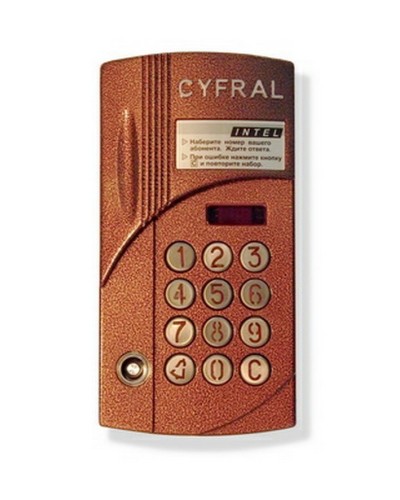 Блок вызова аудиодомофона на 400 абонентов Цифрал ИНТЕЛ в Хасавюрте Блоки вызова многоабонентные Pintop.ru