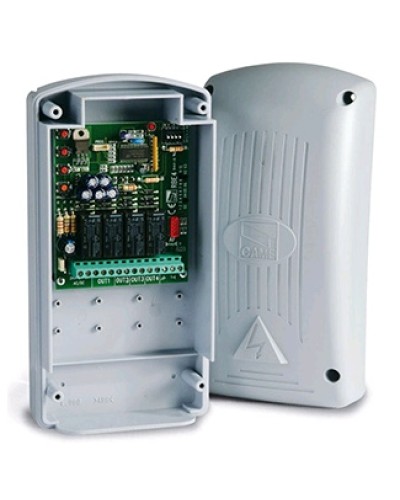 Внешний, двухчастотный, 4-канальный радиодекодер Came 806RV-0020 в Хасавюрте Запчасти для шлагбаумов и автоматики Pintop.ru