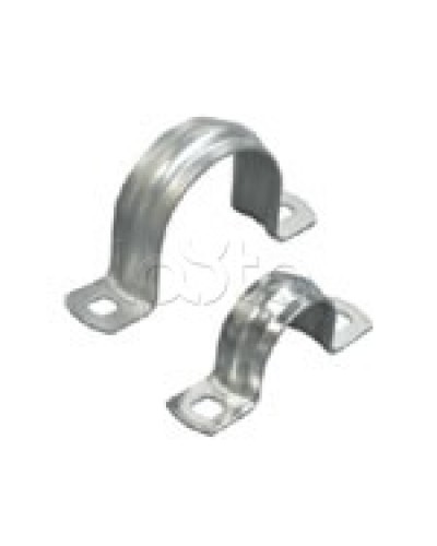 Скоба оцинкованная двулапковая для трубы D25мм (100 шт/уп) Экопласт 43625 в Хасавюрте Крепежные изделия Pintop.ru