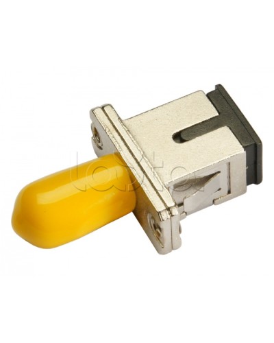 Соединитель проходной ST-SC, SM(для одномодового кабеля), simplex Cabeus ST-SC-SM в Хасавюрте Проходные адаптеры и розетки оптические Pintop.ru