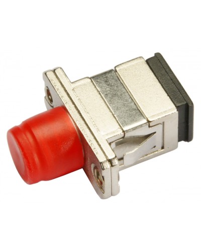 Соединитель проходной SC-FC, SM(для одномодового кабеля), D-тип Cabeus SC-FC-SM в Хасавюрте Проходные адаптеры и розетки оптические Pintop.ru