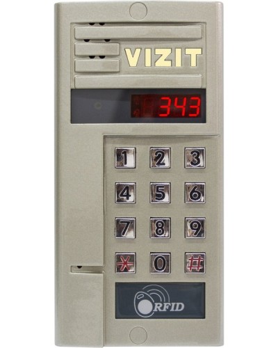 Блок вызова Vizit БВД-343FCPW в Хасавюрте Блоки вызова многоабонентные Pintop.ru
