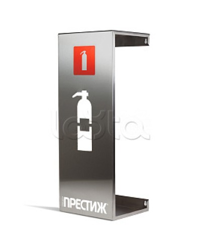 Подставка настенная под огнетушитель ПРЕСТИЖ-Н (скотч брайт) ПОЖТЕХНИКА в Хасавюрте Аксессуары для огнетушителей Pintop.ru