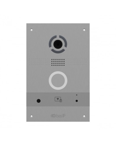 Панель вызывная индивидуальная BAS-IP AV-08FB SILVER в Хасавюрте Вызывные видеопанели малоабонентные Pintop.ru
