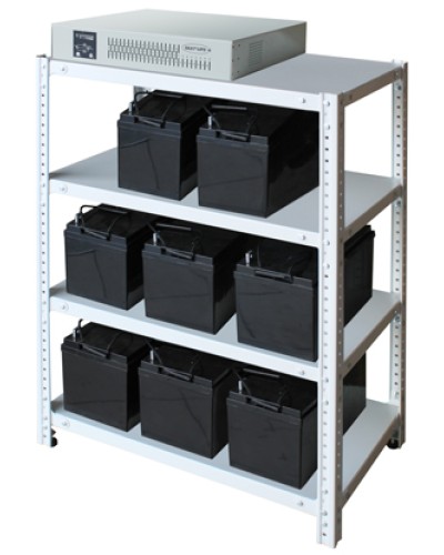 Стеллаж для АКБ Бастион 1,0х0,7х0,4-4П в Хасавюрте Электротехническое оборудование Pintop.ru