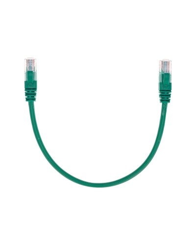 Патч-корд U/UTP, CAT 5e, RJ45-RJ45, 26AWG, LSZH, зеленый, 0,3м REXANT 02-0106-03 в Хасавюрте Патчкорды (медные) Pintop.ru