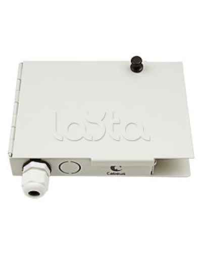 Бокс оптический настенный 19 на 4 SC/LC порта Cabeus JJT-4-SC в Хасавюрте Кросс оптический Pintop.ru