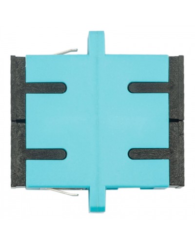 Адаптер оптический проходной SC-SC, OM3, дуплекс (duplex), бирюзовый Datarex DR-541023 в Хасавюрте Коммутационные изделия Pintop.ru