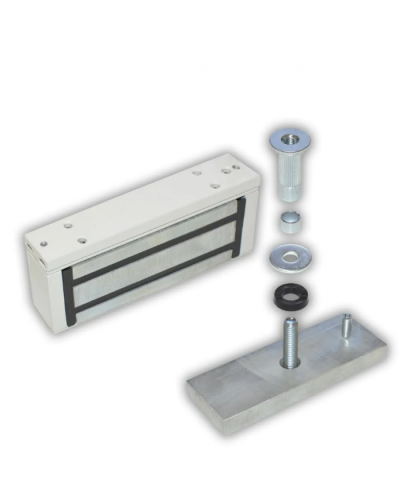 Олевс М1-200 белый (с планкой) в Хасавюрте Электромагнитные замки Pintop.ru