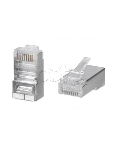 Коннектор RJ-45 Cabeus (8P8C-SH-FC) в Хасавюрте Коннекторы и разъемы Pintop.ru