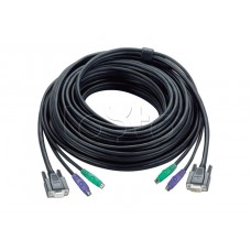 КВМ-кабель с интерфейсами PS/2, VGA (10м) ATEN 2L-1010P
