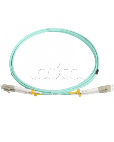 Патч-корд волоконно-оптический MM 50/125(OM3), LC-LC, duplex, LSZH, 2 м Hyperline FC-D2-503-LC/PR-LC/PR-H-2M-LSZH-AQ (FC-503-LC-LC-10G-2M) в Хасавюрте Патч-корды оптические Pintop.ru