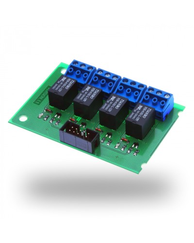 Расширитель релейный Parsec NMO-04 в Хасавюрте Сетевая СКУД Parsec Pintop.ru