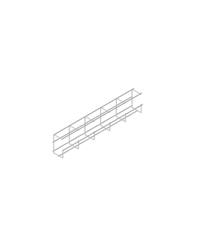 G-образный проволочный лоток 110х65 L3000 мм КМ-Профиль (PLG110-65-3000) в Хасавюрте Кабельные лотки Pintop.ru